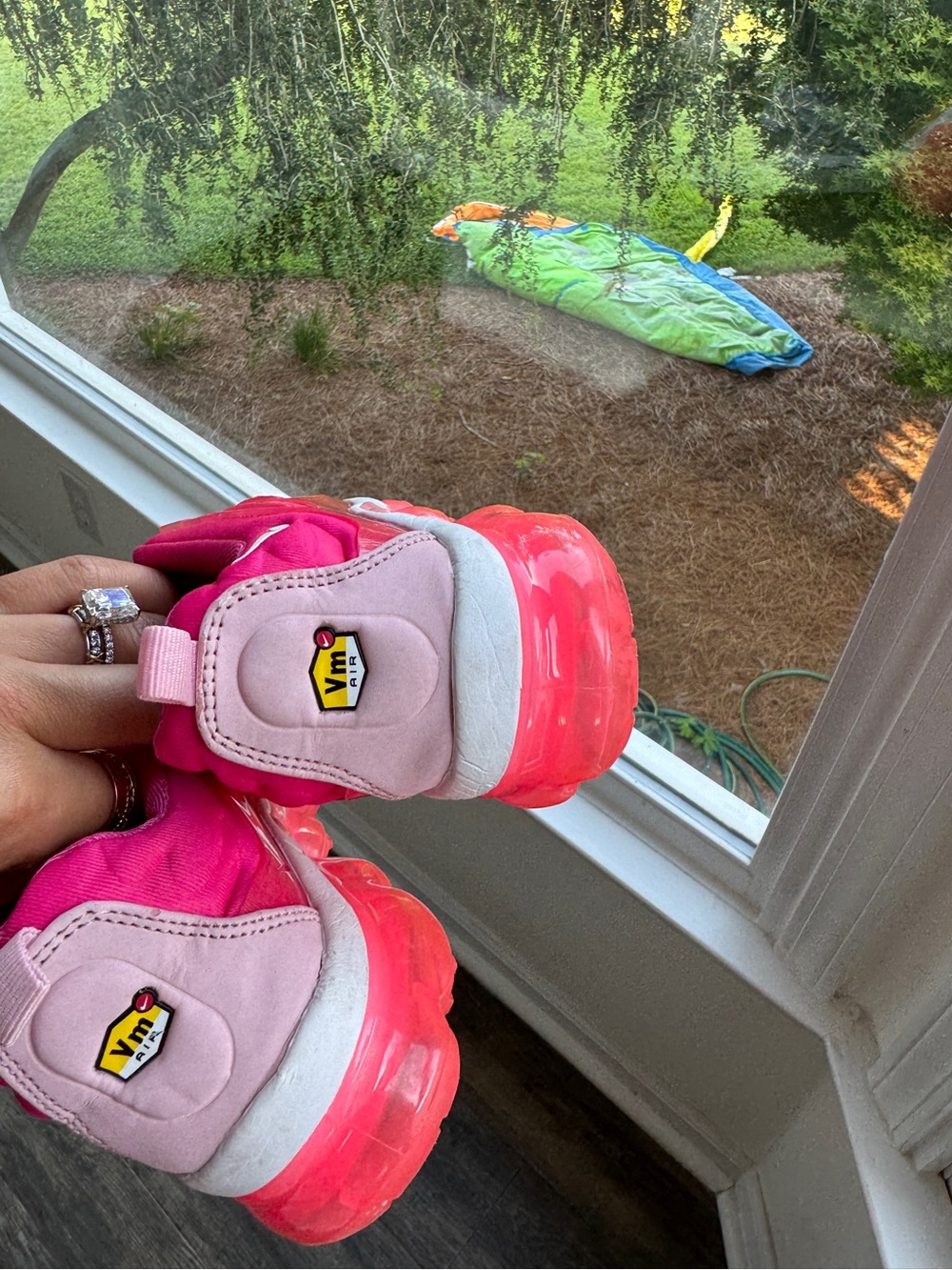 Nike air vapormax plus “summer sunset” pink 3y - Picture 4 of 6
